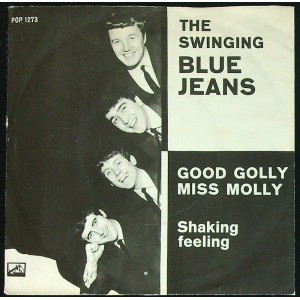 SWINGING BLUE JEANS Good Golly Miss Molly / Shaking Feeling (His Master's Voice – POP 1273) Denmark 1964 PS 45 (Beat, Rock & Roll)